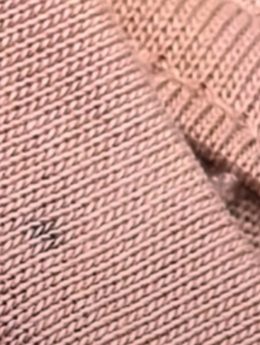 Luxurious Light Pink Modal Polyester Short Sleeve Top - Picture 6 of 6